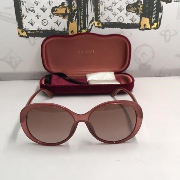 New Authentic Elegant Pink Sunglasses GG0793SK 003 main image 13